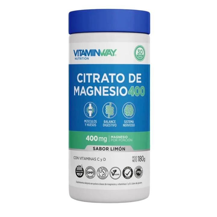 Citrato de Magnesio 400 x 180 Vitamin Way