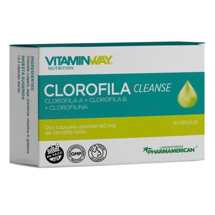 Clorofila Cleanse x 30 caps Vitamin Way