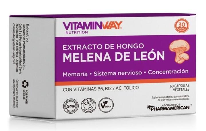 Melena de León x 60 caps Vitamin Way